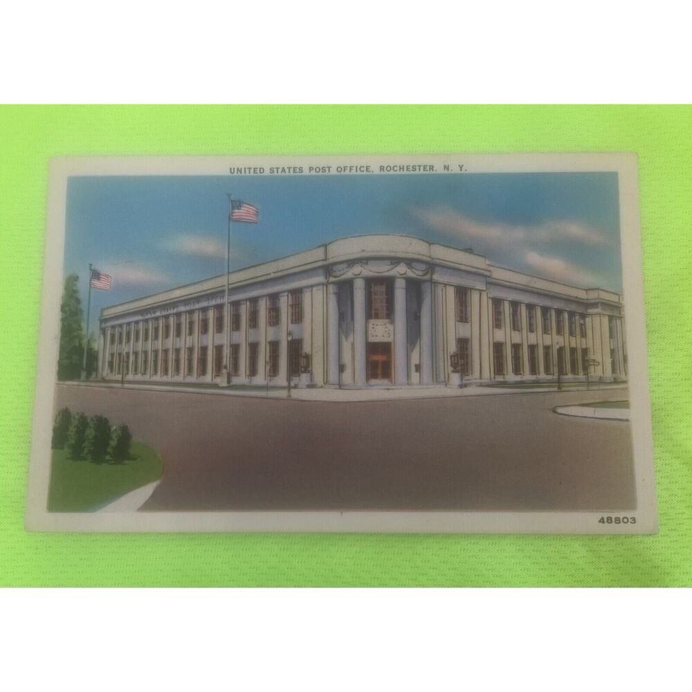 Post Card - United States Post Office, Rochester NY‎ Unposted